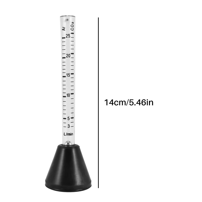 Argon Co2 Gas Flow Meter Peashooter Scale Tester Measure for Mig Tig Welder Welding W315