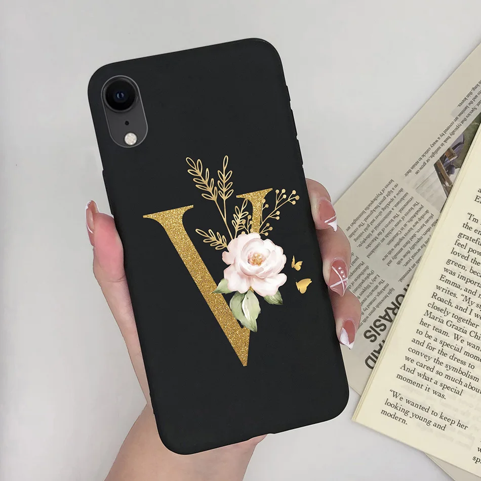 Cute Black Cat TPU Silicone Phone Case - Pretty Fashion Letters Design, Stylish Back Cover