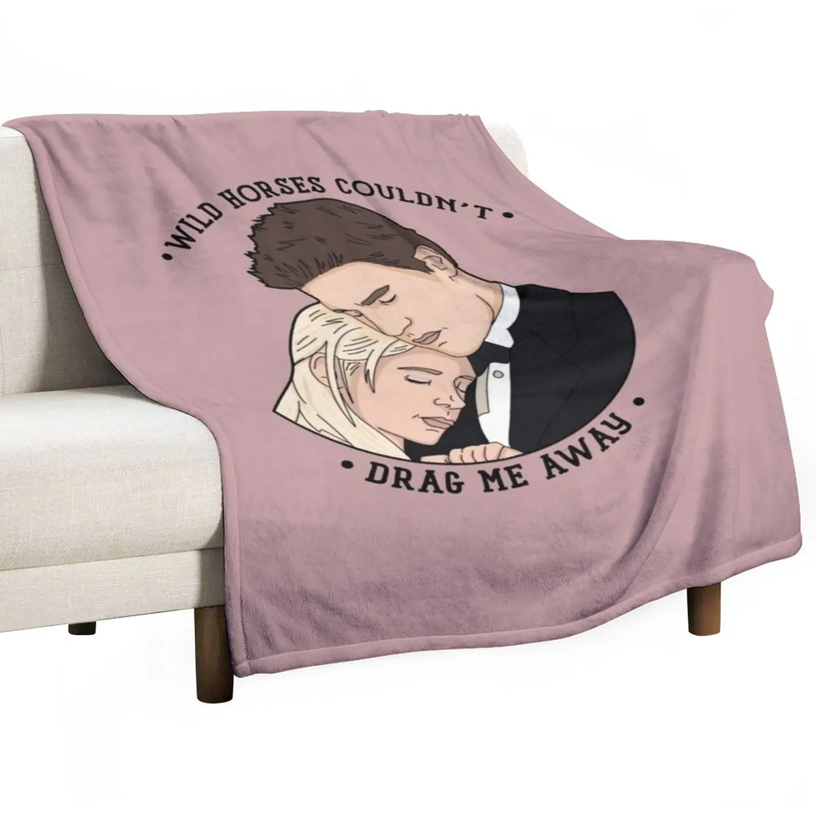 

Buffy & Angel Wild Horses BTVS Throw Blanket Fluffy Shaggy Blanket Beach Blanket Thermal Blankets For Travel