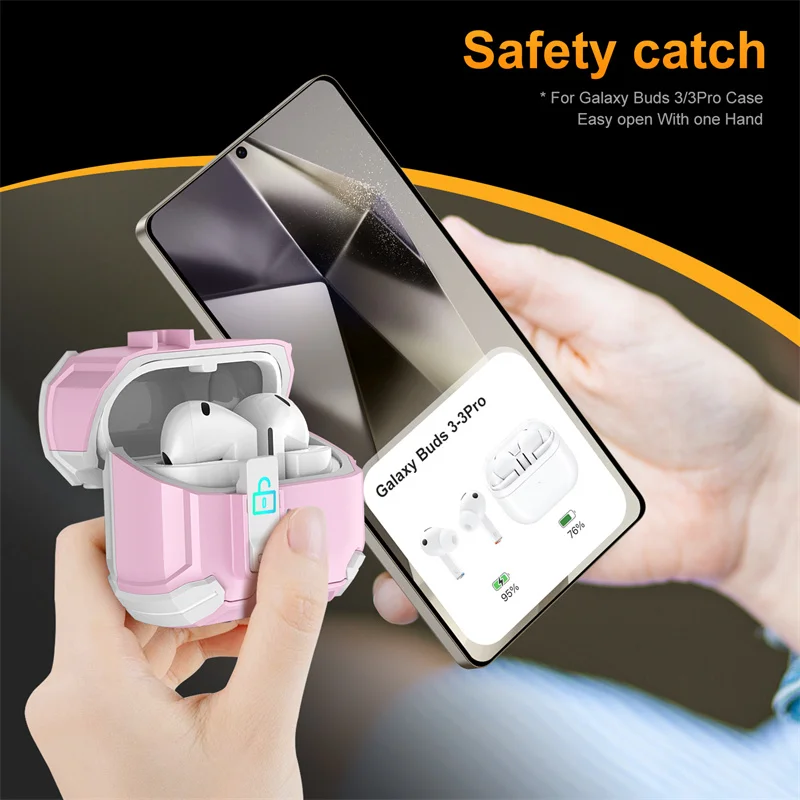Shockproof TPU Earphone Protective Cover with Hook
