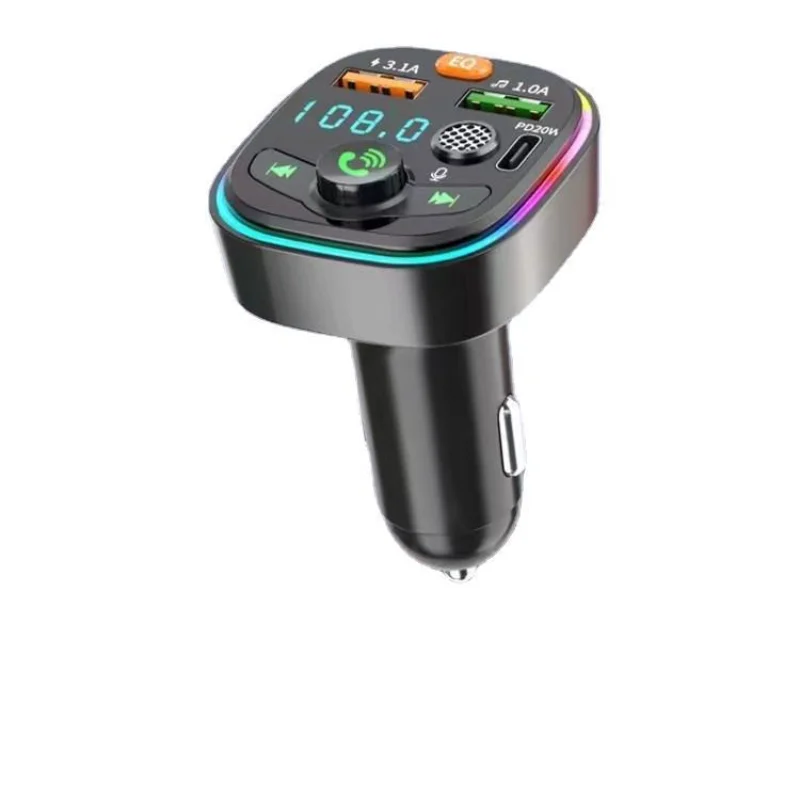 Wholesale Q6 Car MP3 Player U Disk Bluetooth Hands-free FM Transmitter  Multi-function PD Fast Charge Car MP3