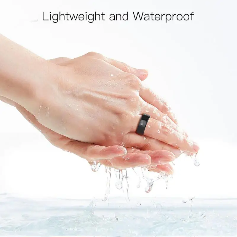 New R5 Smart Ring Electronics Waterproof Smart Wearable Device Ring Six RFID Cards Social Sharing Support IOS