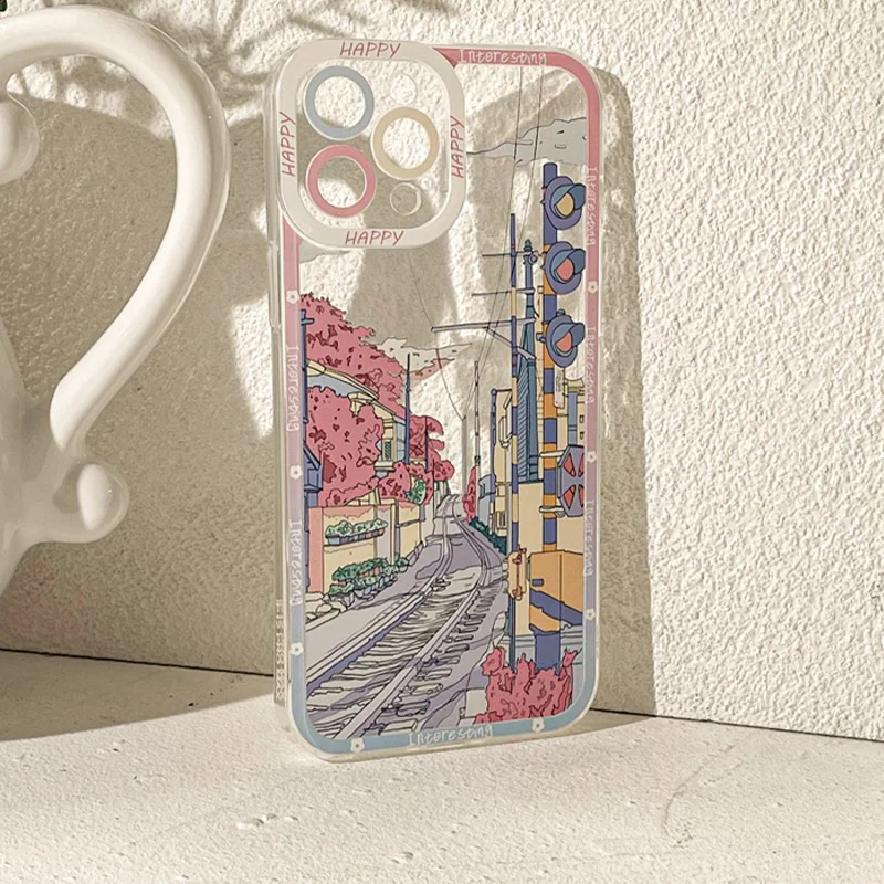 Suzume Japanese Anime Starry Sky Cat Soft Phone Case Cover