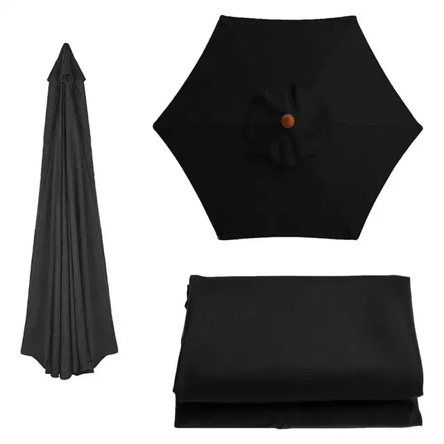 Esernyő -Csere Napfényes Burkolat Kültéri Kerti Lombkorona Vízálló Burkolatok Uv30+ Védelem Napellenző Ruhával - Image 5