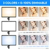 17in Led Panel Video 90w Ring Light Board Cold/Warm Photo Studio Kit With Remote Control For Photography/Makeup Manicure Light 4