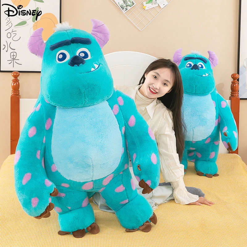 New Disney Large Size Blue-haired Monster James P. Sullivan Monsters College Healing Cute Doll Kids Toy Birthday Gift