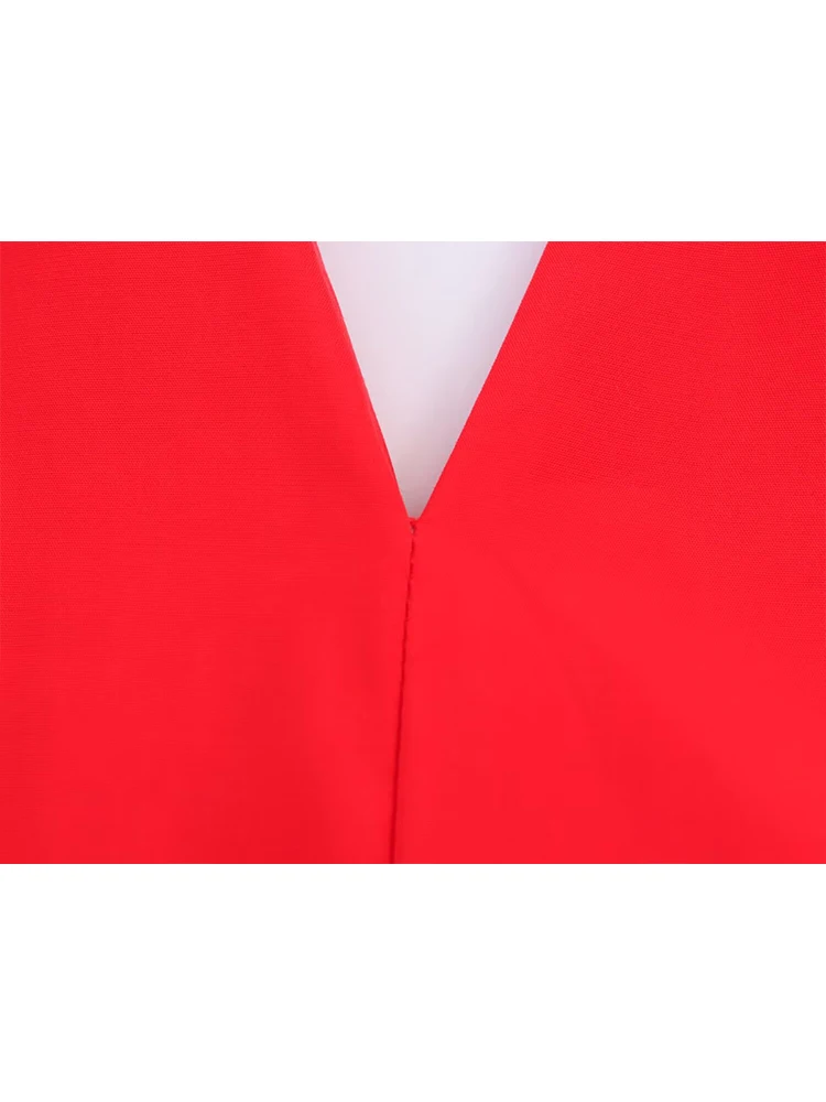 TFMLN Women's Sexy Halter A-line Long Dressess Elegant Lace Up Backless Sleeveless Oversize Dress Ladies Summer New Party Robes