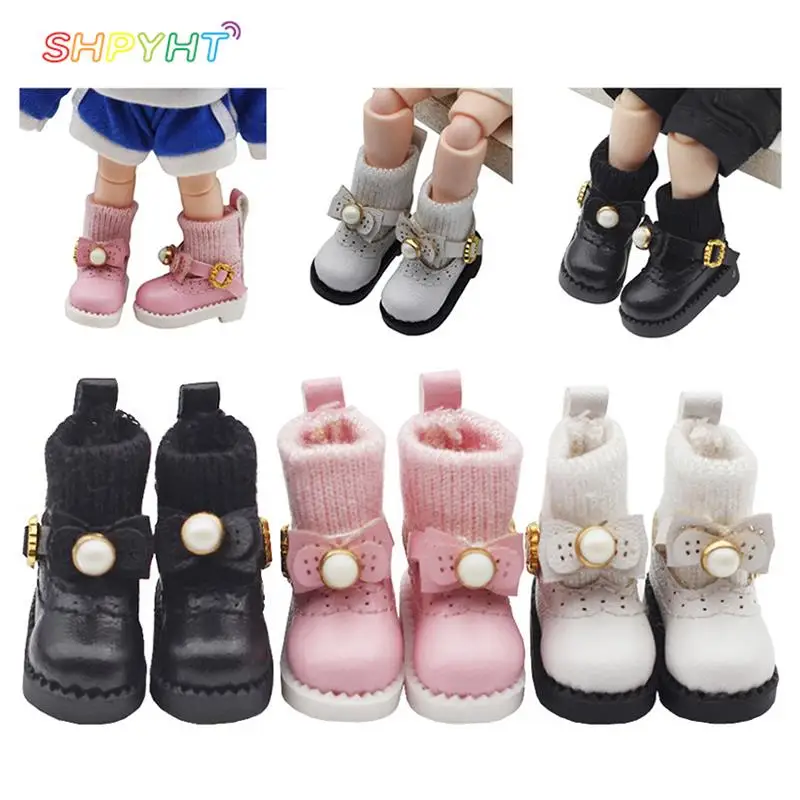

Leather Shoes Casual Hand-made Mini Shoes Dolls Accessories For 1:12 Doll For Molly Obitsu 11 Holala Gsc Ymy Ddf 1/12 Bjd Doll