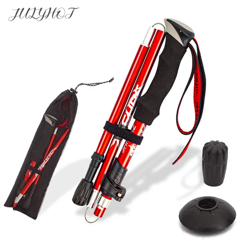 5-Section Outdoor Fold Trekking Pole 1