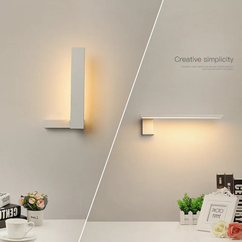 

2023 New Nordic Modern Simple LED Wall Lamp Personalized Creativity Corridor Living Room Background Wall Bedside Lamp