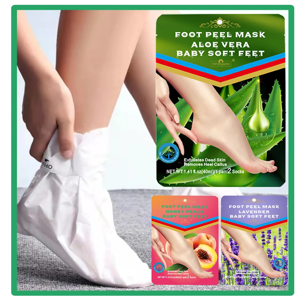 

1 Pair/2PCS Exfoliating Foot Peeling Mask Pedicure Socks Scrub For Repair Dead Skin Remove Peel Off Care Korean Cosmetic 40Ml