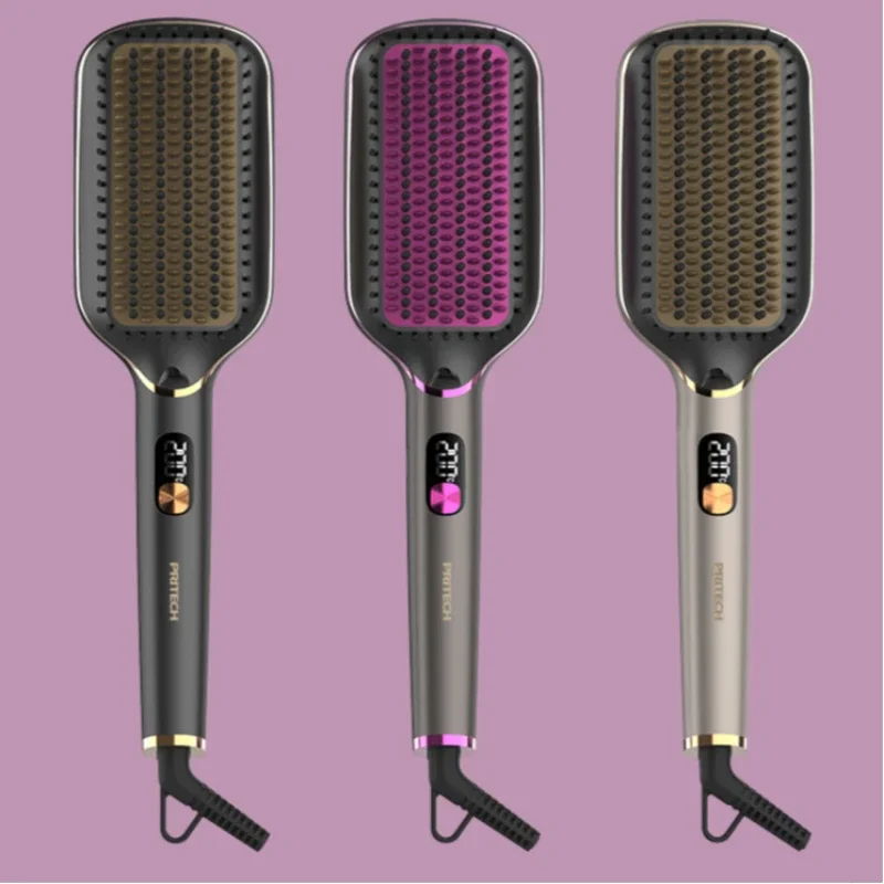 Special straight hair splint for portable straight hair comb digital display negative ion straightener