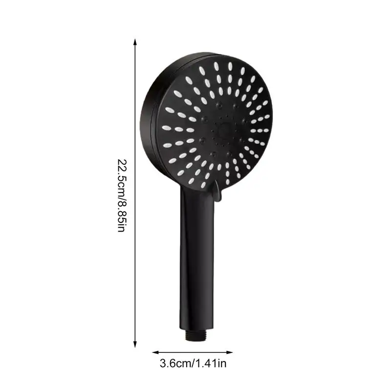 Handheld Shower Head High Pressure Handheld Shower Head With 5 Modes Rust Proof Powerful Shower Sprayer Head For Bathroom Hotel