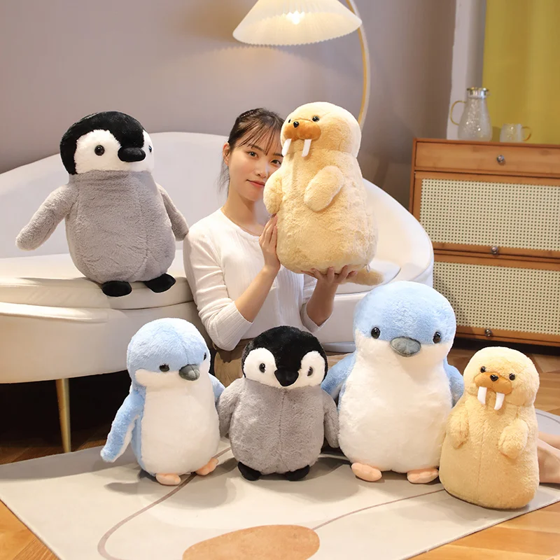 Cute Penguin Plush Toy Soft Stuffed Animal Pillow