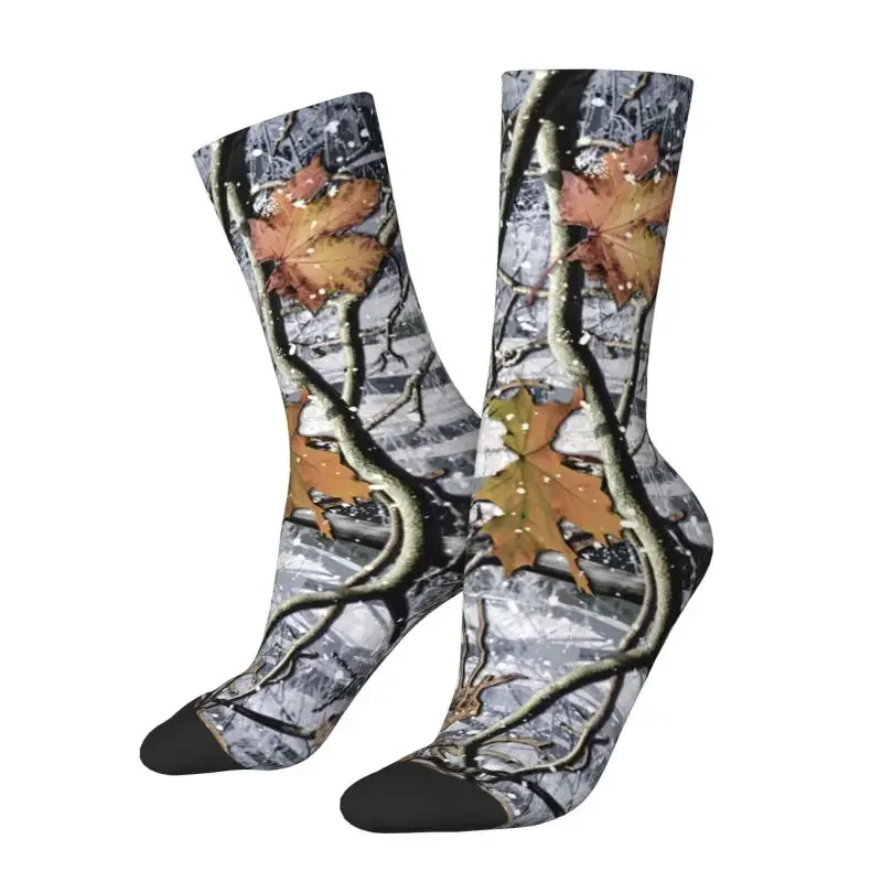 

Cute Mens Real Tree Camouflage Camo Dress Socks Unisex Warm Comfortable 3D Print Crew Socks