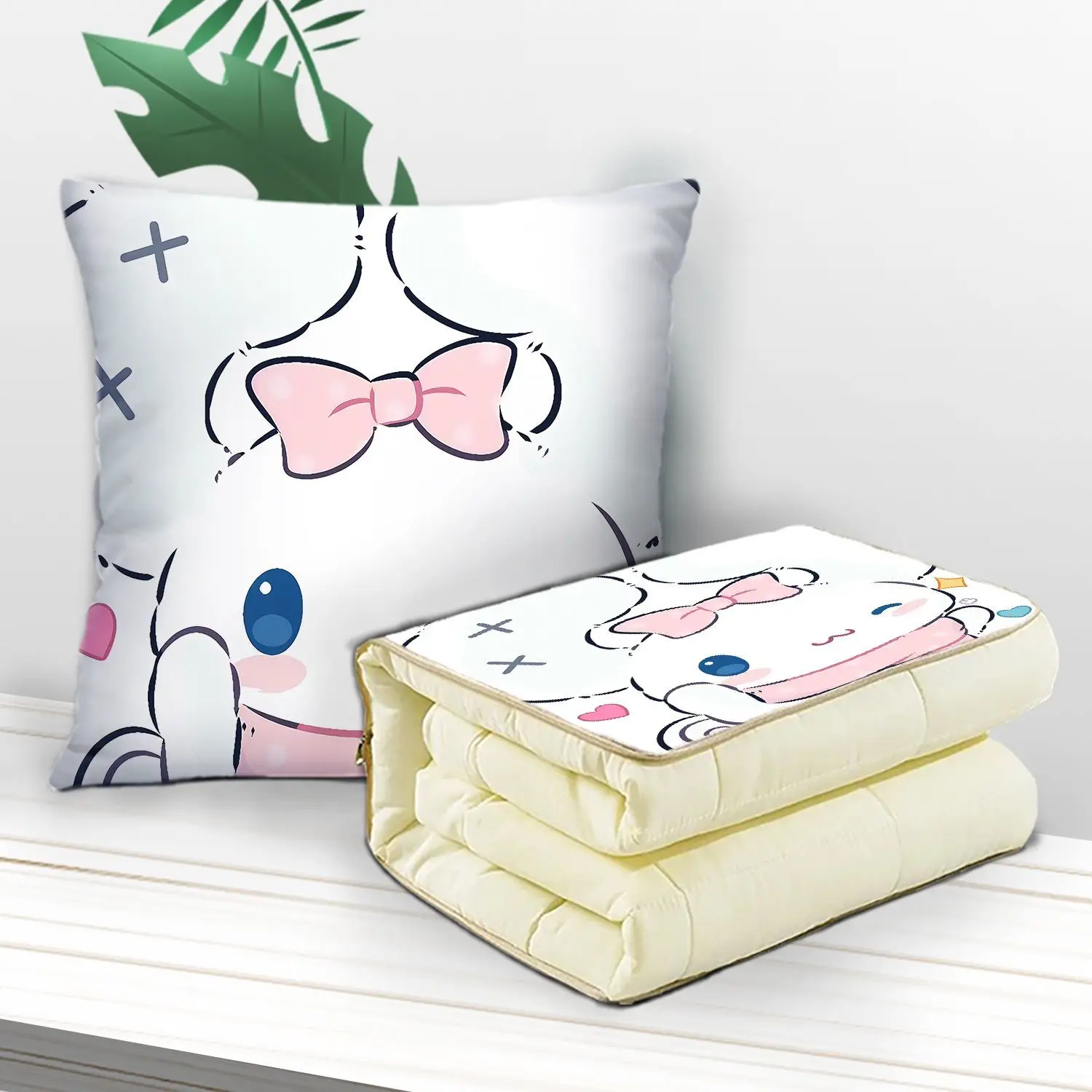 thumbnail image 1 of Nueva colcha de almohada de dibujos animados de Sanrio para la oficina, la pausa del almuerzo, el uso en el automóvil, colcha de almohada 2 en 1, colcha multifuncional para aire acondicionado, 1 of 5
