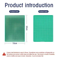 1Pc 15x20cm Universal PCB Single Side Green Prototype Board 20x30cm Printed Circuit Board Protoboard Plate Diy Circuit Boards - Image 4