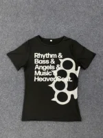 Bébé t-shirts Y2k Kitty femmes recadrée Grunge vêtements haut court femmes Anime fille 90s vêtements Vintage esthétique vêtements Kpop Goth 2