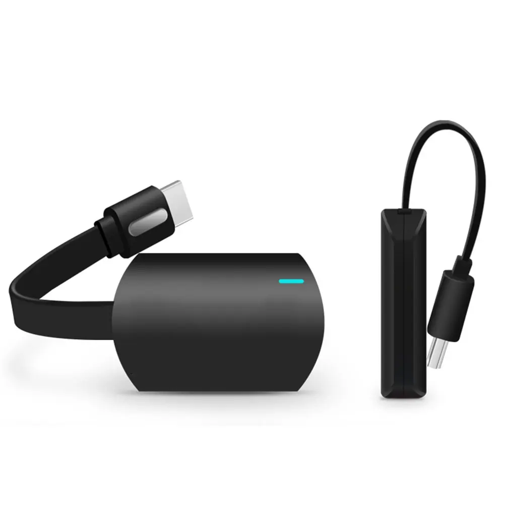 동글 컴팩트 블랙 WiFi 디스플레이 동글 어댑터 Miracast 무선 스크린 미러링