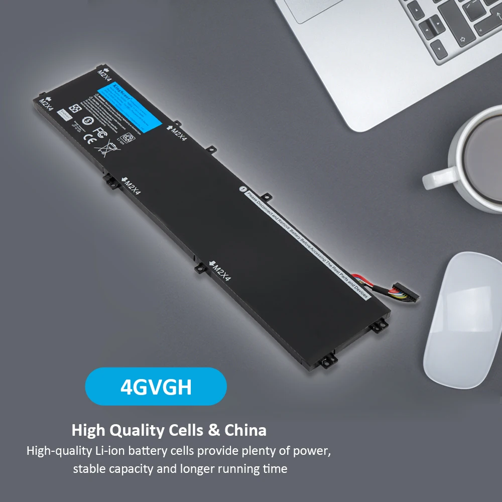 Kingsener-bateria do Portátil para Dell 4gvgh Dell Xps 15 9550 Precision 5510 Series M7r96 62mjv Ferramentas Gratuitas Rrcgw - Imagem 2