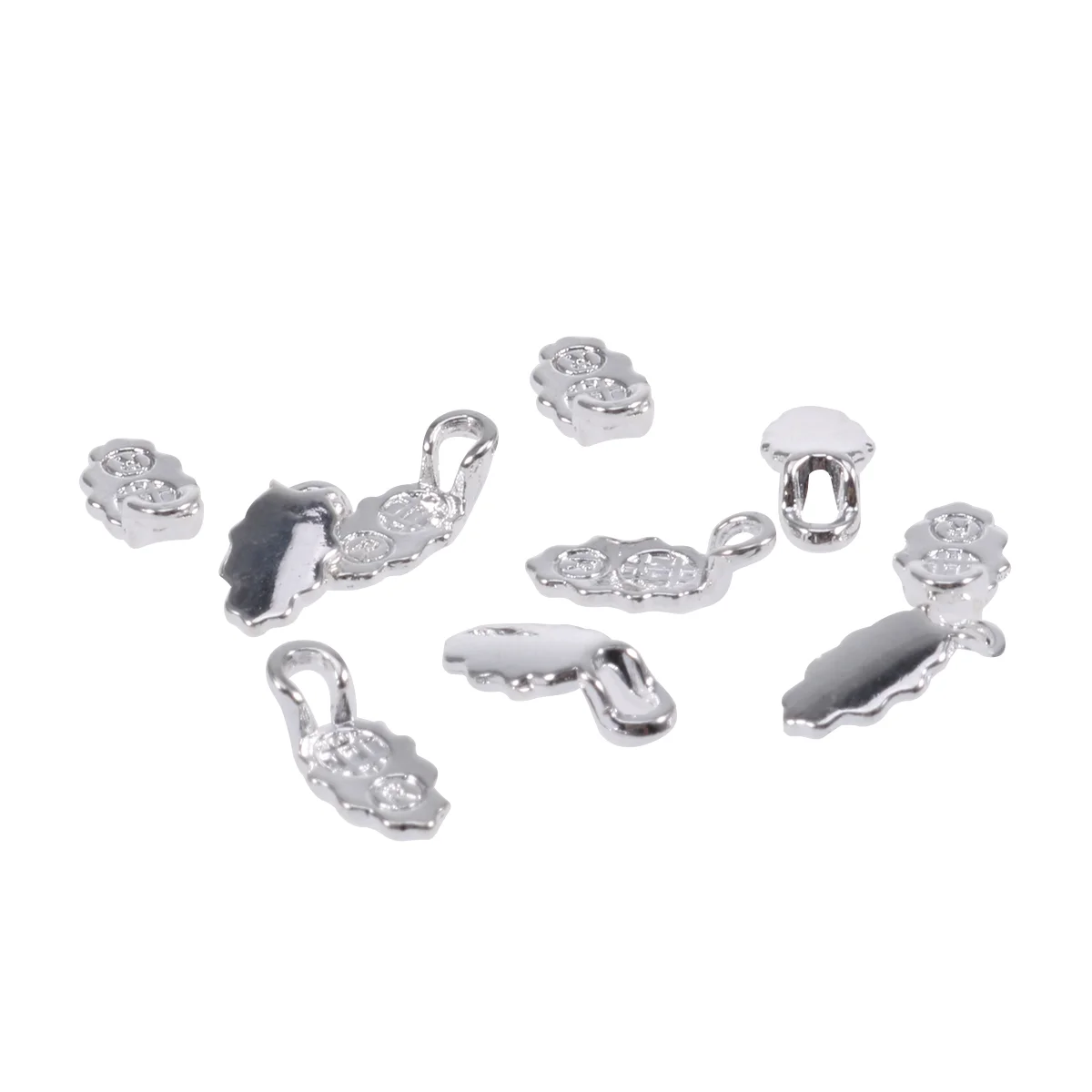 

Earring Bails Silver Glue Bail Charm Pendant Earring Bails Silver Plated Earring Bails Oak Leaf Glue On Bails Pendants Glass