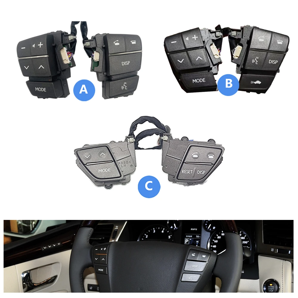 Ruili160 다기능 키 스위치 스티어링 버튼, LEXUS LS600 LS460 2..