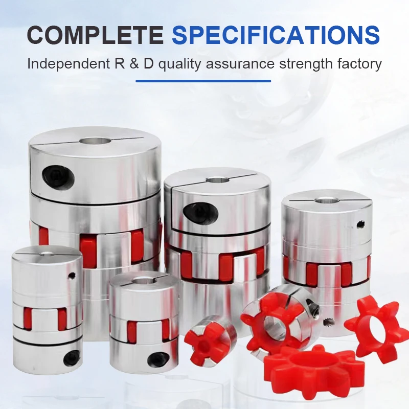 Flexible Coupling D20L25 5x8mm 3mm 4mm 5mm 6mm 6.35mm 7mm 10mm Plum Coupling spider flexible motor coupler aluminium flexible jaw coupling