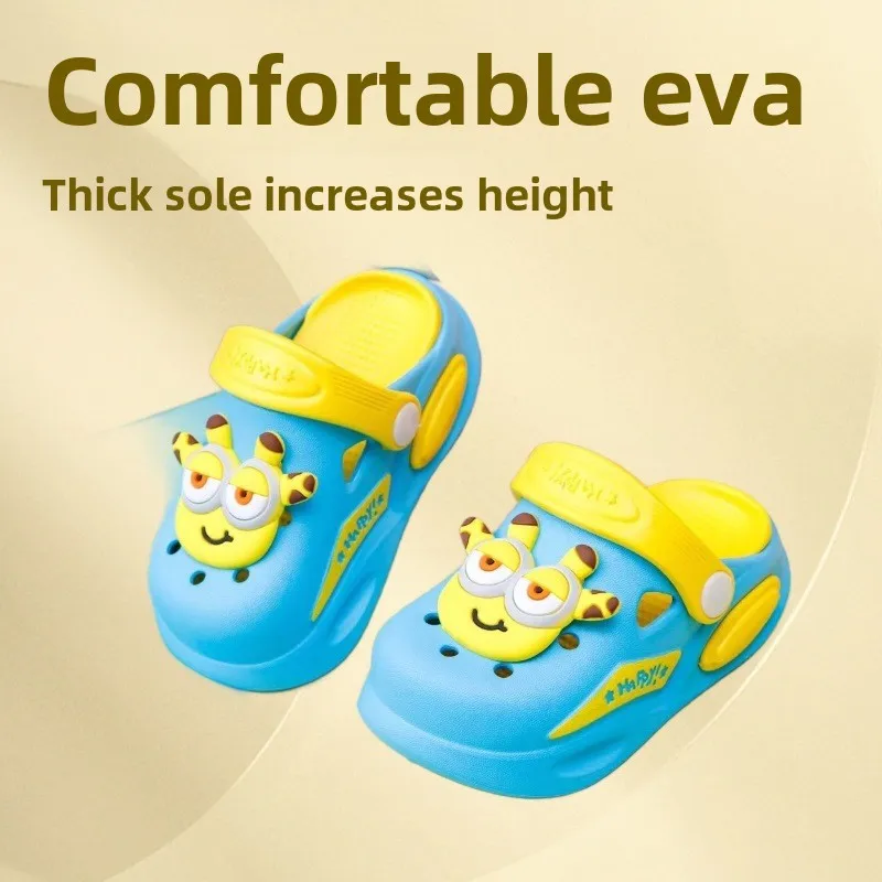 Children's Sandals and Slippers Cartoon Soft Sole Anti Slip Children's Shoes Girls' Indoor Home Shoes Boys' Sandals Kids