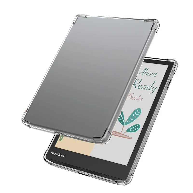 Enhanced Protective Clear TPU Back Cover with Shockproof Airbag Corners