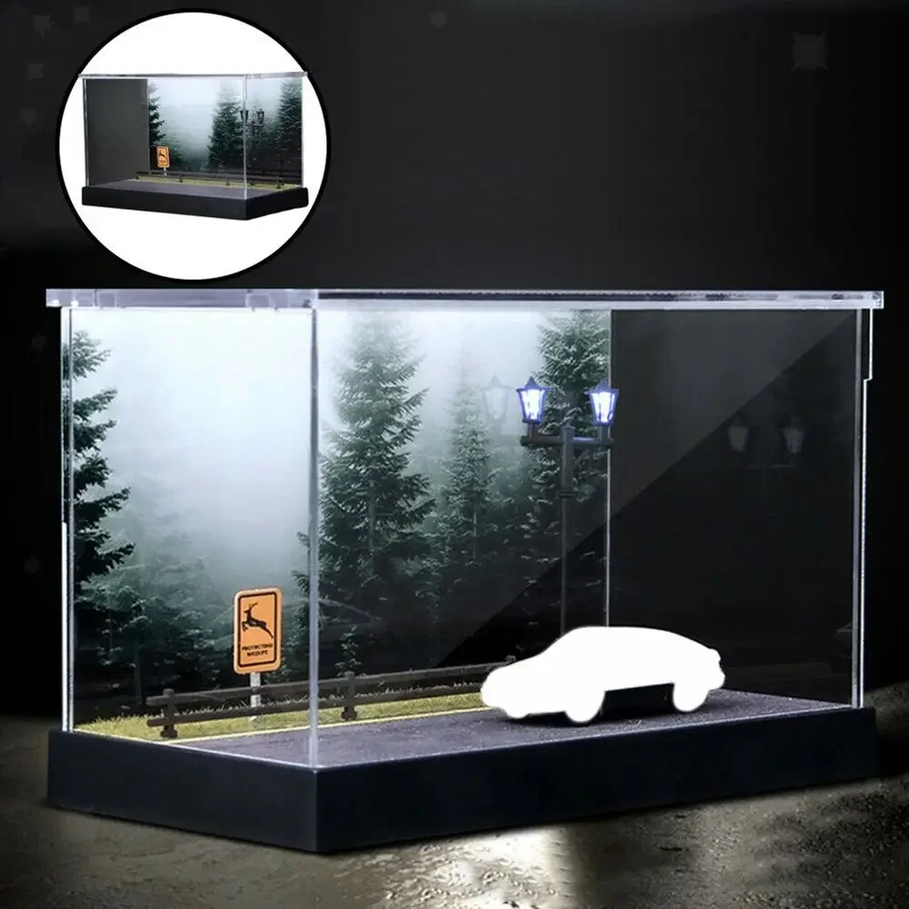 

Модель литая автомобиля 1:64, модель гаража, уличная, для загородных дорог, парковочная станция, модель заднего вида, игрушка