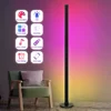 LED Smart Corner Floor Lamp Tuya WIFI Bluetooth Standing RGB Ambient Light Game Room Wall Decor Work with Alexa Google Assistant 1