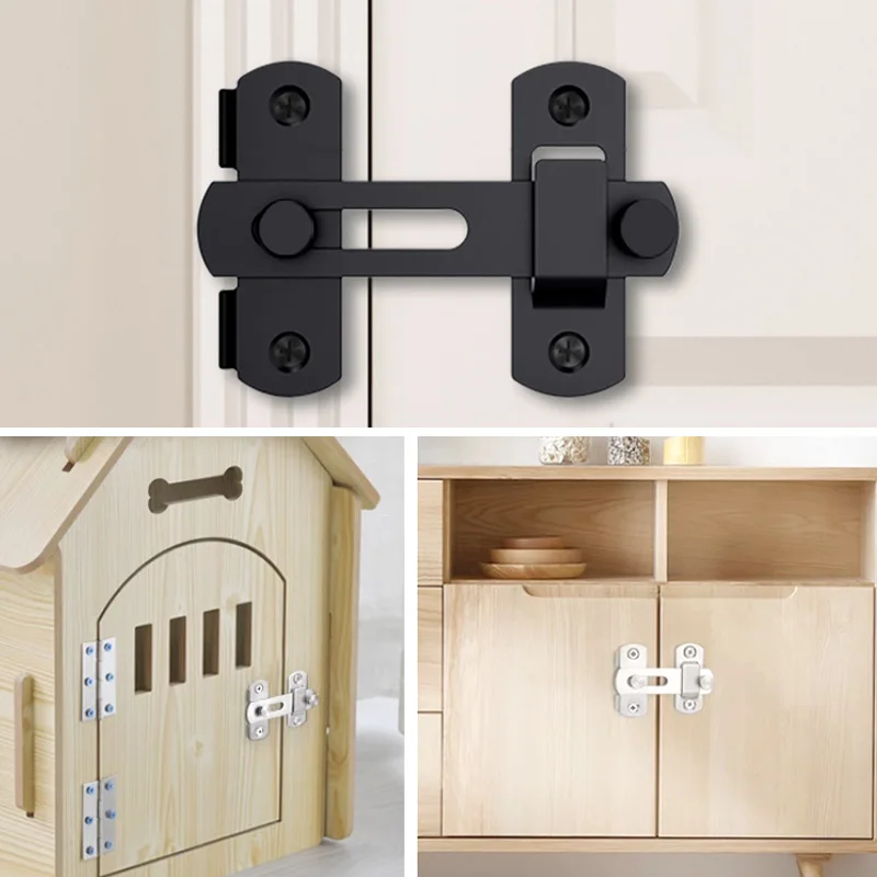 Flip Latch Gate Latches Safety Door Bolt Latch Lock Stainless Steel Garden Bathroom Gate Latches Heavy Garage Door Locks door latch door lock latch