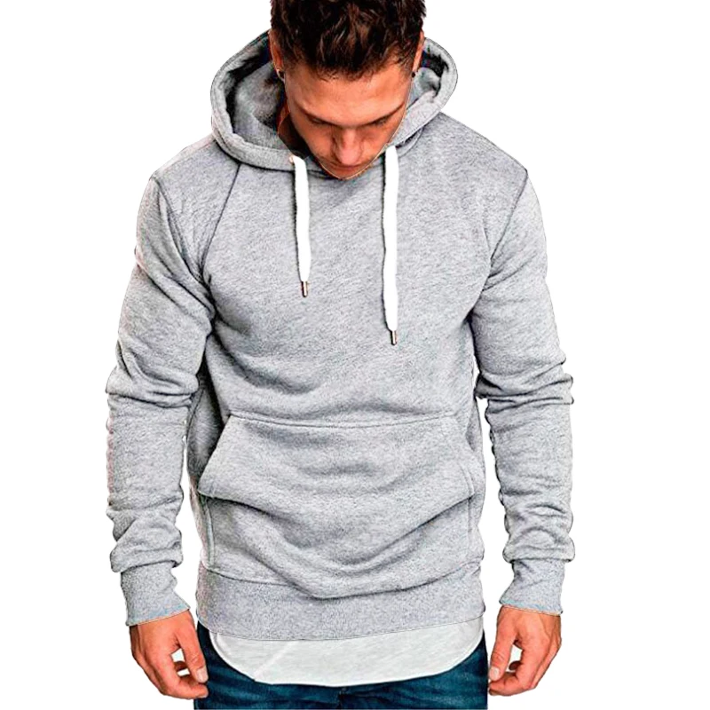 Men's Hoodies Casual Hooded Sweatshirts Solid Color Pullover Cotton Hoodie Hip Hop Streetwear Man Fashion Clothing hoodies men
