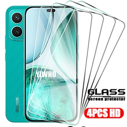Premium Tempered Glass Screen Protector - 4 - Pack Front Protective Film - Honor X8b (4pcs HD)