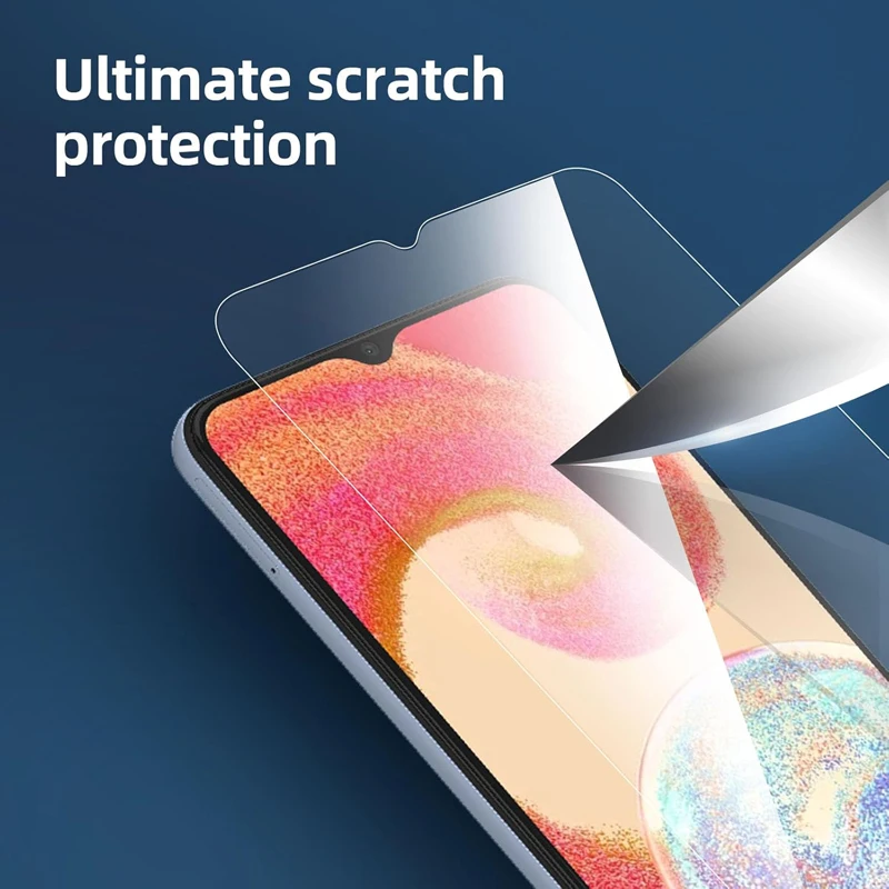 HD Crystal 9H Tempered Glass Screen Protector Film - Transparent and Protective Phone Glass