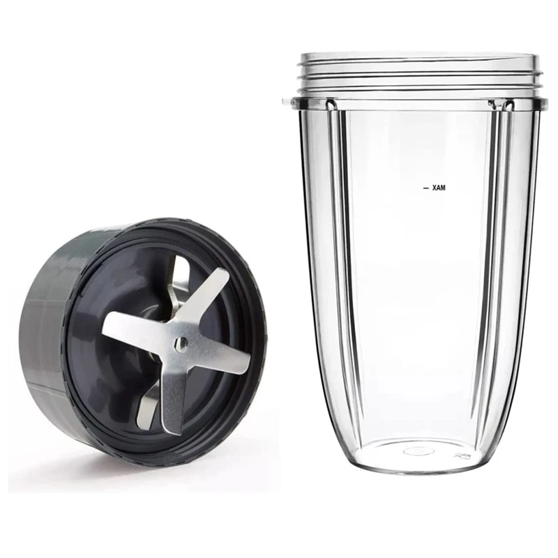 Blender 24Oz Cup And Extractor Blade Blender Accessori Compatibili Per La Serie Nutribullet Pro 600W/900W