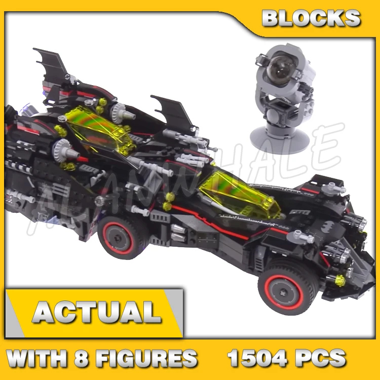 

1504pcs Super Fighter 4-in-1 The Ultimate Batmobile BatTank Batwing Batcycle 10740 Building Blocks Toy Compatible Kids Brick