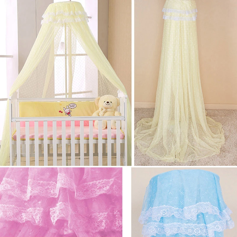 Baby Bedroom Curtain Nets Mosquito Net for Crib Newborn Infants Bed Canopy Tent Portable Babi
