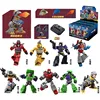 1/9pcs Transformer building block Splicing toys Optimus Prime bumblebee Shockwave Megatron Robot Action Figure Toy For Kids Gift 3
