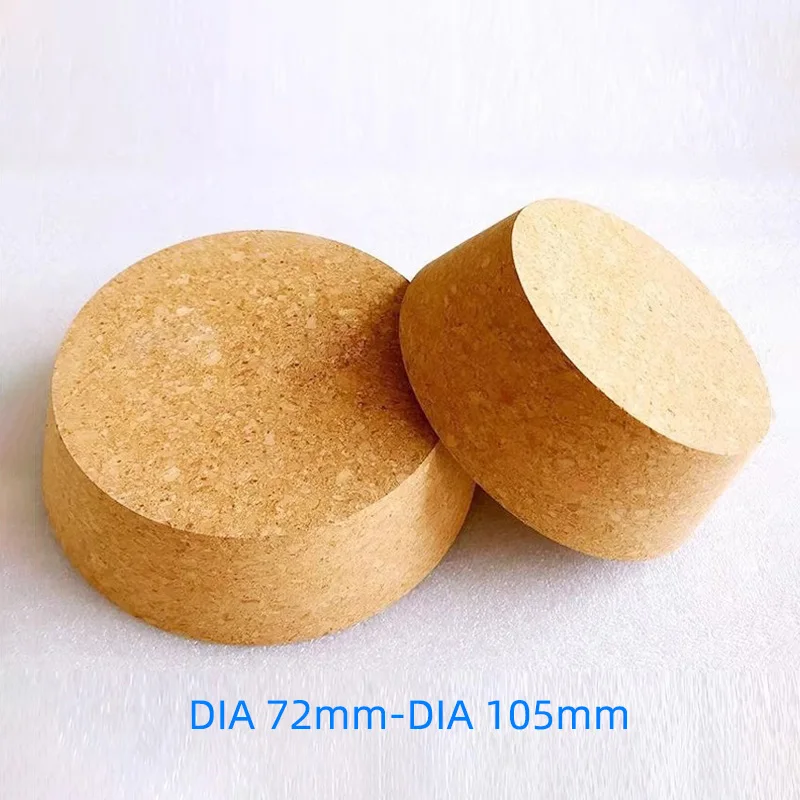 Lab Top DIA 72mm-105mm Wood Big Cork Thermos Bottle Stopper Essential Oil Pudding Glass Bottle Lid 2Pcs/lot