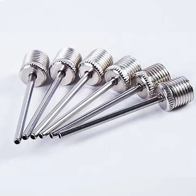 Sport Ball Inflating Pump Needle 10/20pcs for Football Basketball Soccer Inflatable Air Valve Adaptor Stainless Steel Pump Pin 5