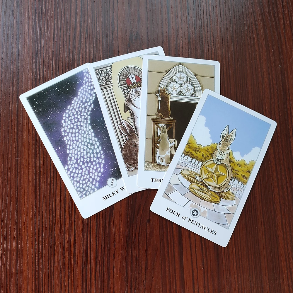 12x7cm New  Lunalapin  Divination Tarot Deck  with Guide Book 4
