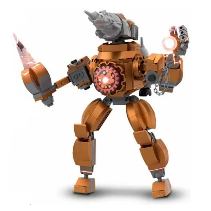 Moc Titan 스피커 타이탄 모델, 재미있는 애니메이션 비디오, Skibidi 변기, 건설 블록 장난감, 426 개