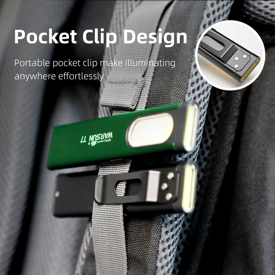 Confezione da 2 mini torce a LED, ricaricabili USB-C, luce da Confezione da 2 mini torce a LED, ricaricabili USB-C, luce da
