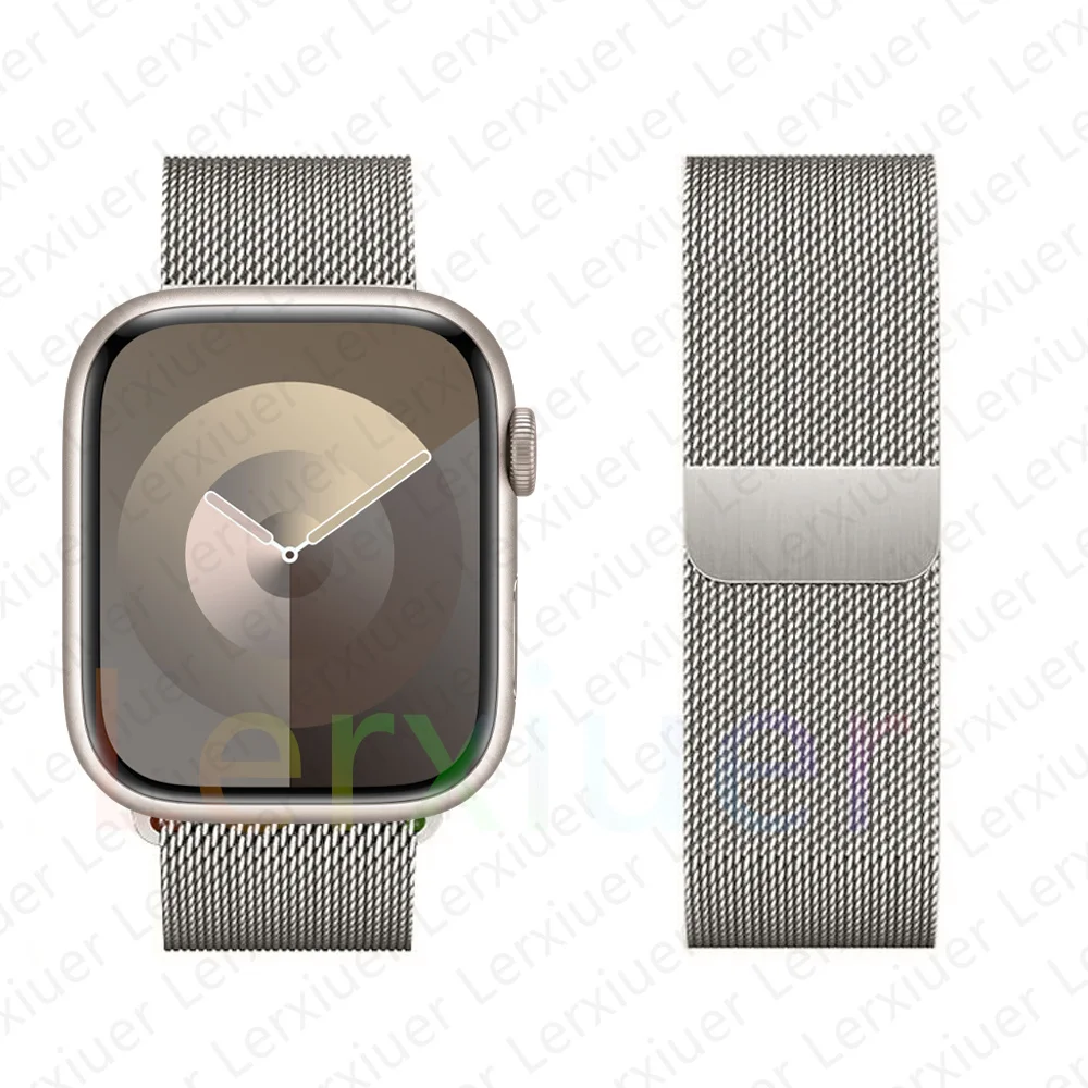 Elegant Milanese Loop Mesh Bracelet for Smartwatch Series - Premium Watch Strap Replacement