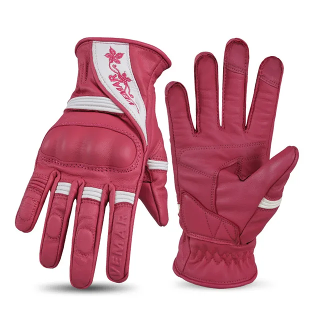 여성용 레트로 가죽 장갑
