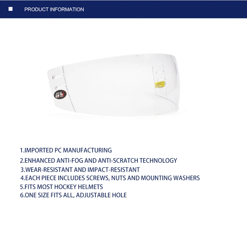 Ice Hockey Goggles Ice Hockey Visor Eye Protect Gear Visor