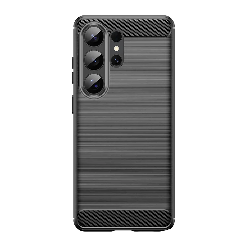 Shockproof Silicone Brushed TPU Protective Phone Case Bumper Cover