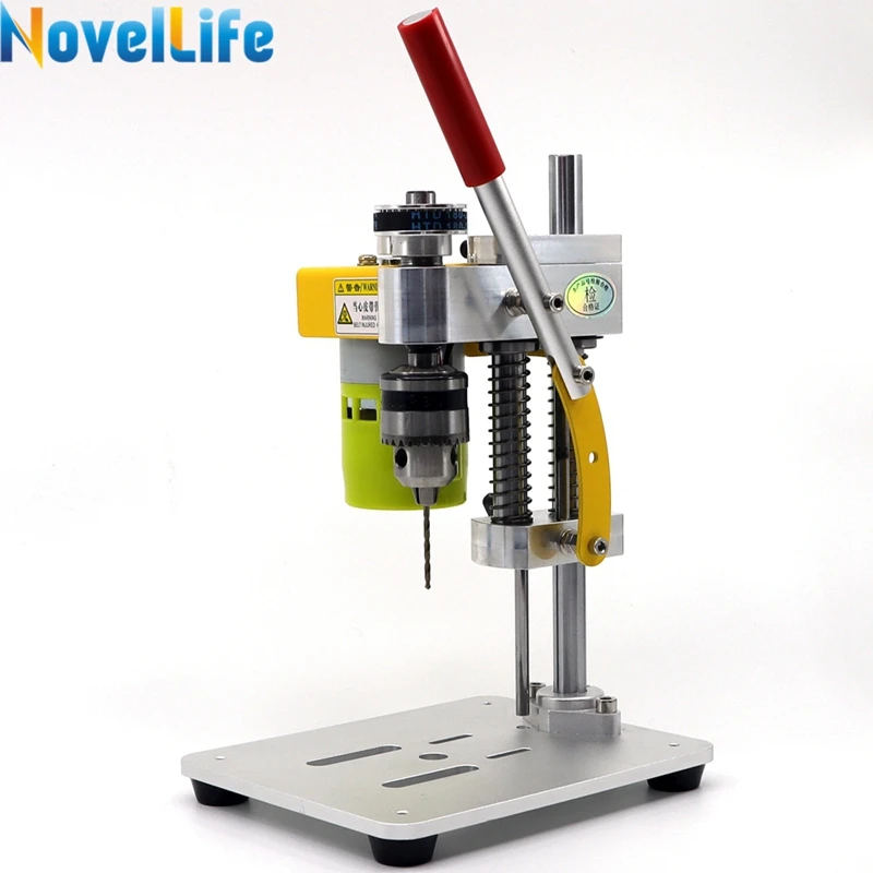 Mini Drill Press Precision Table Drilling Machine Portable Benchtop Driller Cnc 795 Motor B10