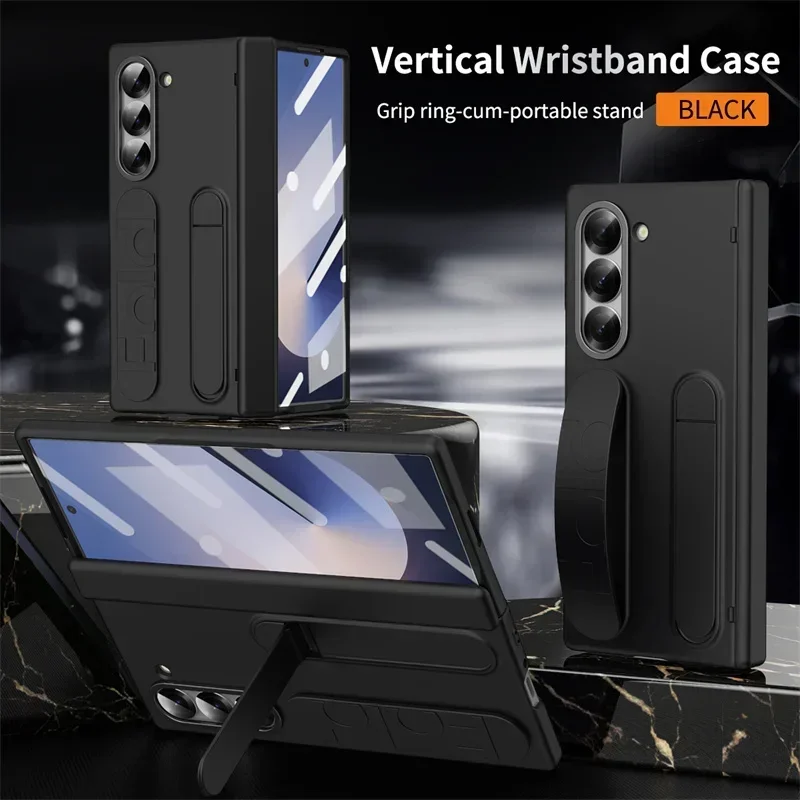 Universal Hinge Protection Case with Screen Protector & Invisible Bracket